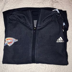 BRAND NEW** NBA Adidas Navy OKC Thunder Pullover